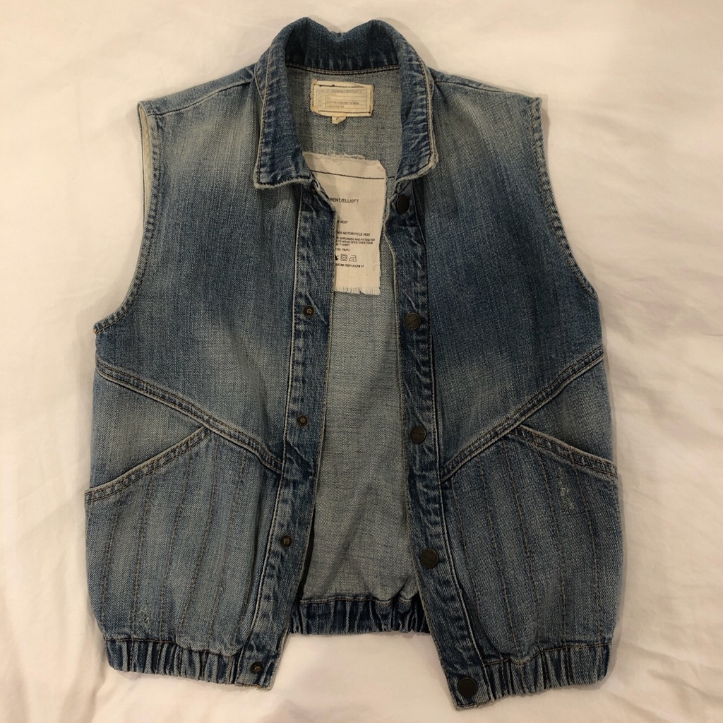 Current/Elliot Vintage Denim Vest